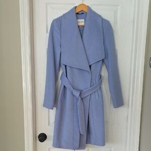 Cole Haan Baby Blue Wrapd Coat